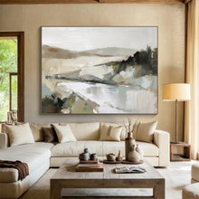 Load image into Gallery viewer, Abstract Landscape Painting for Rustic Cottage &amp; Nature - Inspired Office DKH238
