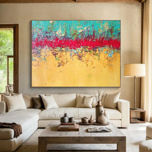 Load image into Gallery viewer, Vibrant Color - Block Abstract Painting On Canvas DKH403
