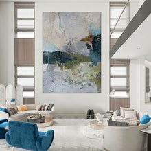 Load image into Gallery viewer, Multi - Toned Textured Abstract Painting, Ideal for Contemporary Art Lounge &amp; Creative Studio LargeART1922
