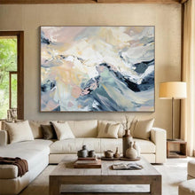 Load image into Gallery viewer, Dynamic Mountain Landscape Abstract Painting On Canvas DKH424
