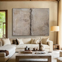 Load image into Gallery viewer, Cracked Earth Texture Art - Ideal for Eco - conscious Office &amp; Rustic Art Gallery LargeART0703
