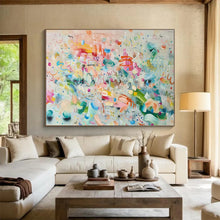 Load image into Gallery viewer, Colorful Abstract Doodles - Playful Living Room or Game Room Art LargeART1496
