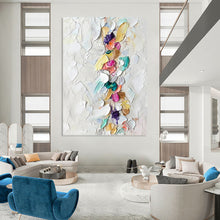 Load image into Gallery viewer, “Earth - Tone Minimalism” Abstract Brown - and - White Painting on Canvas, Understated Decor DKH974

