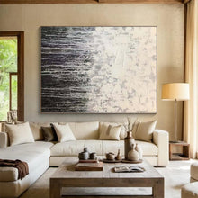 Load image into Gallery viewer, Dripping Gray Gradient Acrylic Art - Great for Modern Art Gallery &amp; Industrial - style Loft LargeART0566
