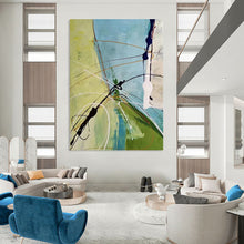 Load image into Gallery viewer, Dynamic Line Abstract Art, Perfect for Contemporary Gallery &amp; Edgy Lounge LargeART2307
