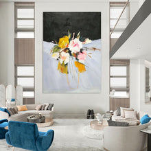 Load image into Gallery viewer, Vibrant Abstract Flower Bouquet Art, Suited for Feminine Bedroom &amp; Charming Café LargeART1995
