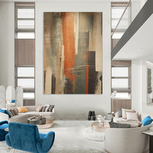 Load image into Gallery viewer, “Vertical Color Streaks” – Tall Abstract with Vertical Color Flow DTP113
