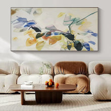 Load image into Gallery viewer, Soft Floral Abstract Canvas Painting, Great for Bohemian Bedroom &amp; Serene Reading Nook LargeART1317
