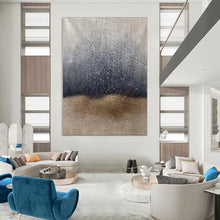 Load image into Gallery viewer, Textured Rain - Themed Abstract Art, Ideal for Calm Reading Nook &amp; Meditative Space LargeART1969
