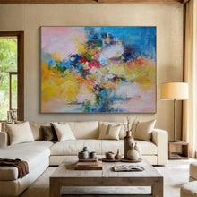 Load image into Gallery viewer, Abstract Colorful Bouquet Painting for Feminine Bedroom &amp; Cheerful Kitchen DKH118
