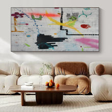 Load image into Gallery viewer, Grid - Based Abstract Art Painting - Suited for Modern Office &amp; Contemporary Art Space LargeART1413
