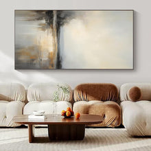 Load image into Gallery viewer, Misty River Abstract Canvas Painting, Ideal for Calming Bedroom &amp; Minimalist Office LargeART1284
