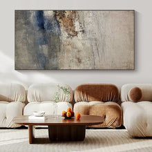 Load image into Gallery viewer, Grey - Blue Muted Abstract Acrylic Art, Suited for Hallway &amp; Studio Spaces LargeART0976
