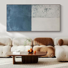 Load image into Gallery viewer, Oversized Hand - painted Split Tones Abstract Acrylic Art for Artistic Studios LargeART0139
