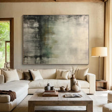 Load image into Gallery viewer, Large - Scale Misty Abstract Landscape Art for Meditation Room &amp; Dreamy Bedroom LargeART0528
