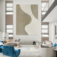 Load image into Gallery viewer, Abstract Painting, Soft - Hued Coastal Abstract - Suits Beach House &amp; Sunroom LargeART2340

