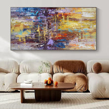 Load image into Gallery viewer, Colorful Urban Abstract Art for Loft - style Living Room &amp; Creative Office Space LargeART0924
