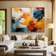 Load image into Gallery viewer, Colorful Abstract “Vibrant Chaos” Painting on Canvas, Modern Art Decor DKH831
