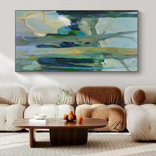 Load image into Gallery viewer, Abstract Forest Path Canvas Painting, Great for Nature - Inspired Study &amp; Cozy Cottage Living Room LargeART1307
