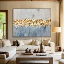 Load image into Gallery viewer, Gilded Abstract Stripes Art for Luxury Dining Room &amp; Elegant Entryway DKH164
