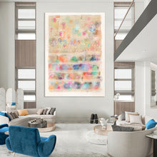 Load image into Gallery viewer, Whimsical Watercolor Abstract, Perfect for Botanical - Themed Nursery &amp; Relaxing Reading Nook LargeART1827
