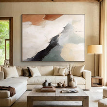 Load image into Gallery viewer, Massive Soft Color - Block Abstract Acrylic for Serene Bedroom Retreat LargeART0282
