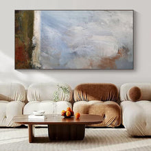 Load image into Gallery viewer, Abstract Landscape with Textures Abstract Canvas Painting, Suited for Rustic Home Office &amp; Nature - Inspired Lounge LargeART1140
