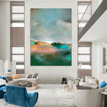 Load image into Gallery viewer, Dreamy Color - Blended Abstract Landscape, Suited for Artistic Bedroom &amp; Nature - Inspired Office LargeART2011
