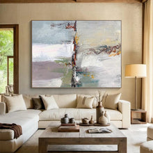 Load image into Gallery viewer, Oversized Reflective Abstract Landscape Art for Lakeside Home &amp; Relaxation Lounge LargeART0403
