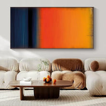 Load image into Gallery viewer, Sunset Horizon Abstract Canvas Painting, Great for Coastal Living Room &amp; Inspirational Office LargeART1183
