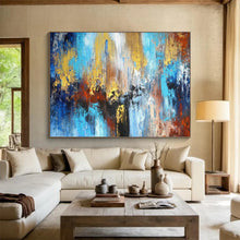 Load image into Gallery viewer, Colorful Abstract Cityscape - For Dynamic Office Spaces LargeART1606
