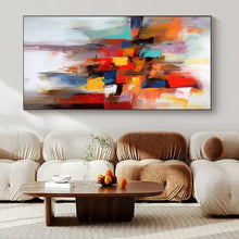 Load image into Gallery viewer, Color - Blocked Abstract Art for Modern Dining Room &amp; Art - loving Bedroom LargeART0925
