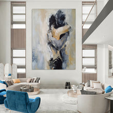 Load image into Gallery viewer, Abstract Embrace Painting, Perfect for Romantic Bedroom &amp; Intimate Lounge LargeART1831
