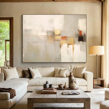 Load image into Gallery viewer, Soft - Toned Minimalist Abstract Painting On Canvas DKH348
