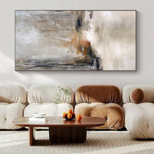 Load image into Gallery viewer, Neutral Tones Abstract Landscape Abstract Canvas Painting, Ideal for Contemporary Bedroom &amp; Calming Lounge LargeART1128
