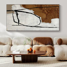 Load image into Gallery viewer, Earthy Tones Abstract Figure Abstract Canvas Painting, Great for Modern Gallery &amp; Creative Workspace LargeART1127
