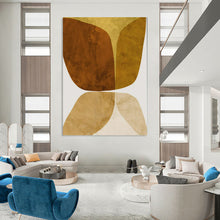 Load image into Gallery viewer, Earthy Tone Abstract Art, Great for Rustic Bedroom &amp; Nature - Inspired Study LargeART2310
