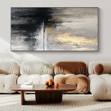 Load image into Gallery viewer, Monochrome Gold - Accent Landscape Acrylic Art, Fit for Library &amp; Study LargeART1018
