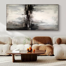 Load image into Gallery viewer, Grayscale Water Reflection Art for Modern Lakeside Home &amp; Serene Art Gallery LargeART0922
