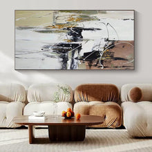 Load image into Gallery viewer, Oversized Hand - painted Abstract Line Chaos Acrylic Art for Artistic Studios LargeART0209
