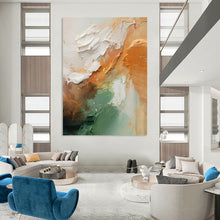 Load image into Gallery viewer, Textured Color - Blend Abstract Art, Ideal for Bohemian Living Room &amp; Art Gallery Display LargeART2308
