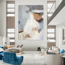 Load image into Gallery viewer, “Softly Blended Tones” Abstract Minimalist Painting on Canvas, Calming Wall Decor DKH956
