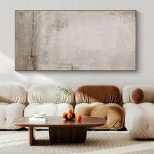 Load image into Gallery viewer, Light Grey Subtle Abstract Acrylic Art, Great for Nursery &amp; Reading Corners LargeART0979
