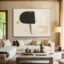 Load image into Gallery viewer, Oversized Earth - Tone Abstract Acrylic for Cozy Reading Nook LargeART0275
