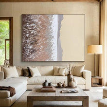 Load image into Gallery viewer, Earth - Toned Desert Landscape Abstract Painting, Suited for Corridor End Scenes &amp; Dining Room Art Walls LargeART0806
