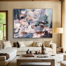 Load image into Gallery viewer, Colorful Chaos Abstract Acrylic painting DLZ151
