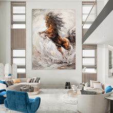 Load image into Gallery viewer, “Dynamic Rearing Horse” - Energetic Equine Action Art on Canvas DKH1431
