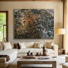 Load image into Gallery viewer, Large - Scale Dark Colorful Abstract Art for Game Room &amp; Urban Bar LargeART0462
