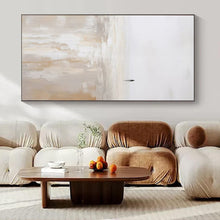 Load image into Gallery viewer, Solitary Figure Abstract Canvas Painting, Ideal for Contemplative Bedroom &amp; Minimalist Meditation Room LargeART1312
