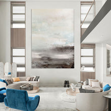 Load image into Gallery viewer, “Silent Dusk” - Muted grays and whites for a tranquil dusk scene DTP154
